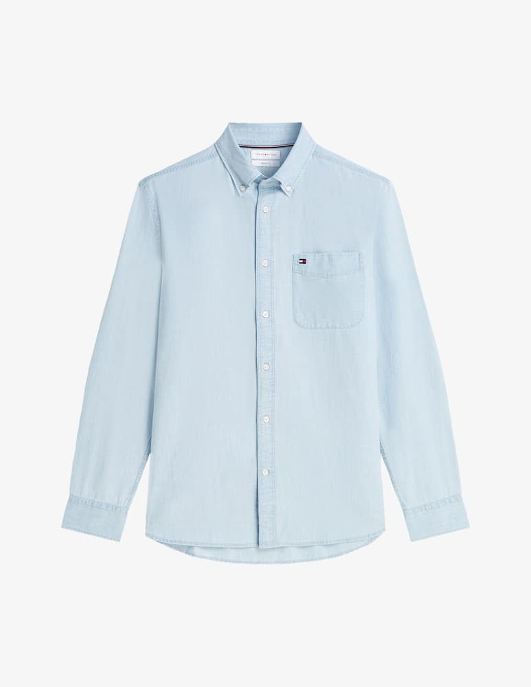 Tommy Hilfiger Chambray long sleeve shirt - picture 5 Tommy Hilfiger Chambray long sleeve shirt - picture 5