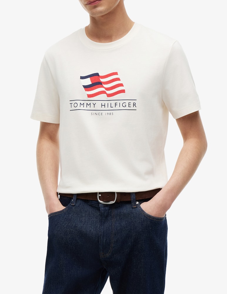 rinascente Tommy Hilfiger Flag logo t-shirt