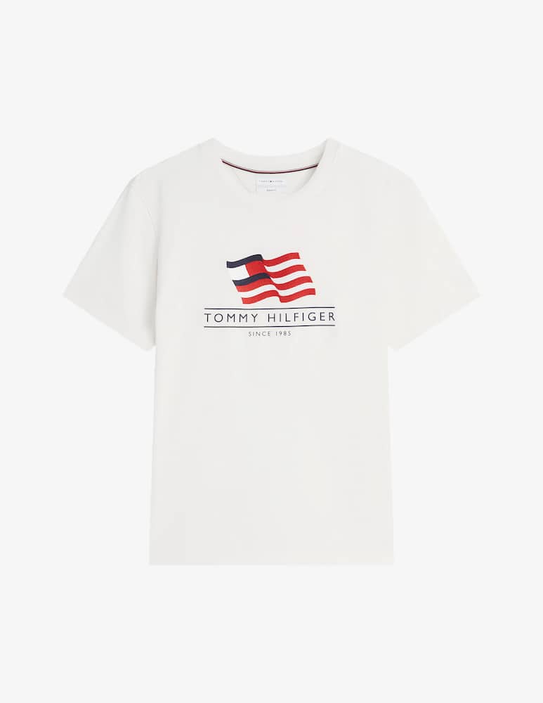 rinascente Tommy Hilfiger Flag logo t-shirt