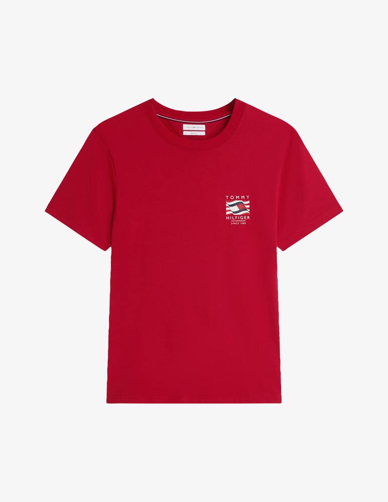 rinascente Tommy Hilfiger T-shirt logo bandiera americana