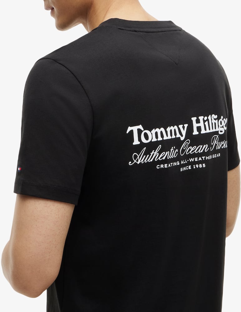 rinascente Tommy Hilfiger Nautical back graphic t-shirt