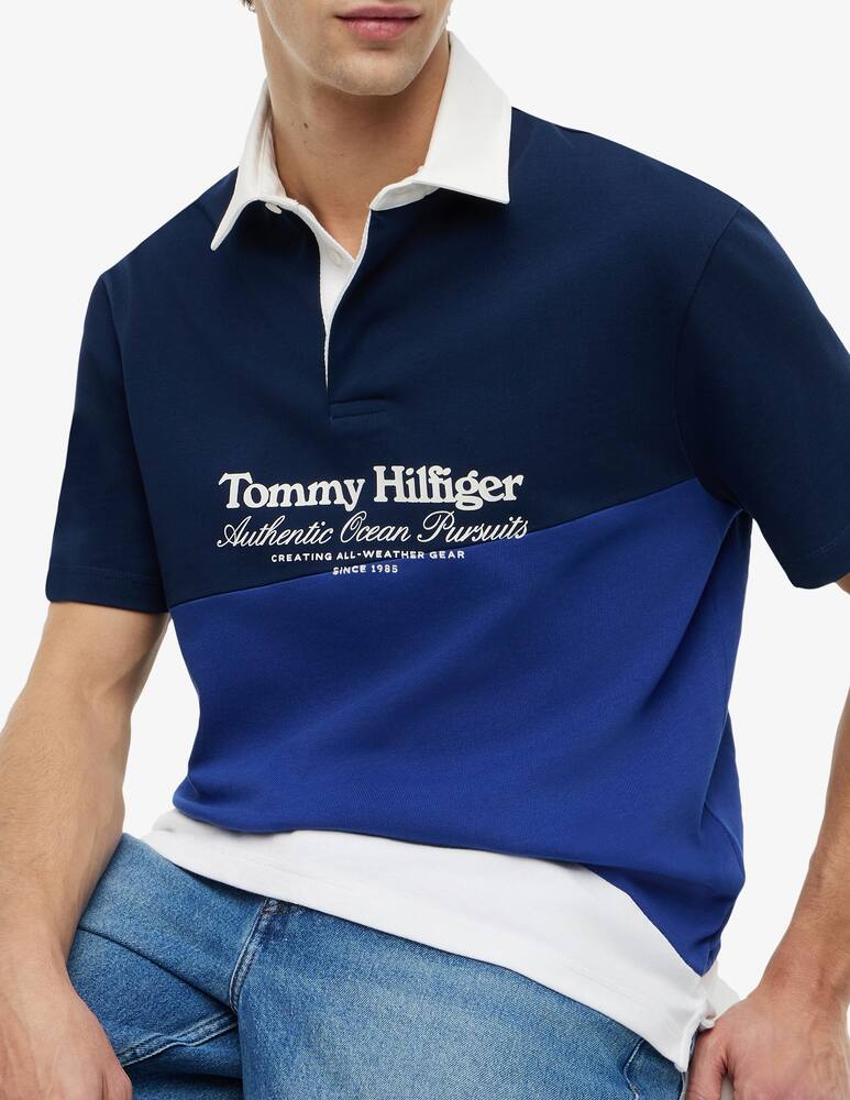 rinascente Tommy Hilfiger Polo regular fit colorblock Sail