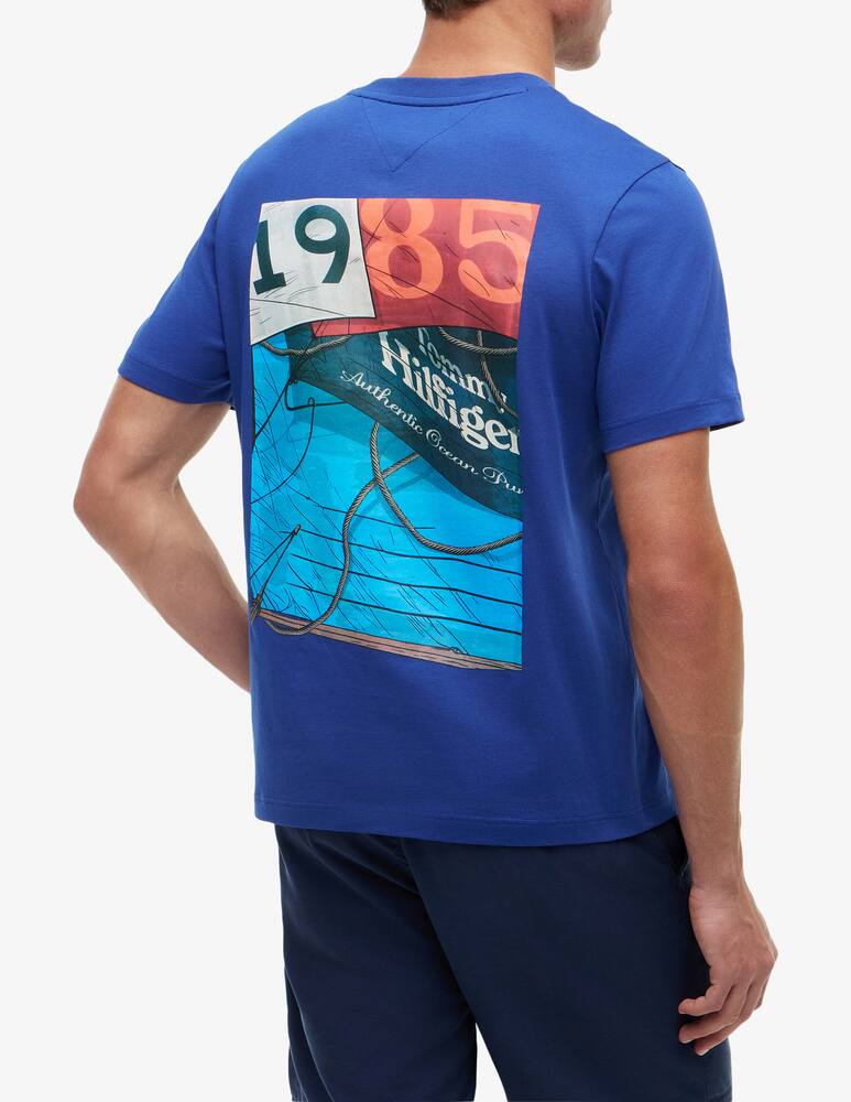 rinascente Tommy Hilfiger T-shirt nautica stampa retro regular