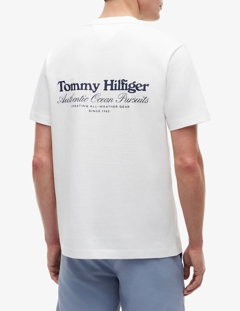 rinascente Tommy Hilfiger Nautical back graphic t-shirt