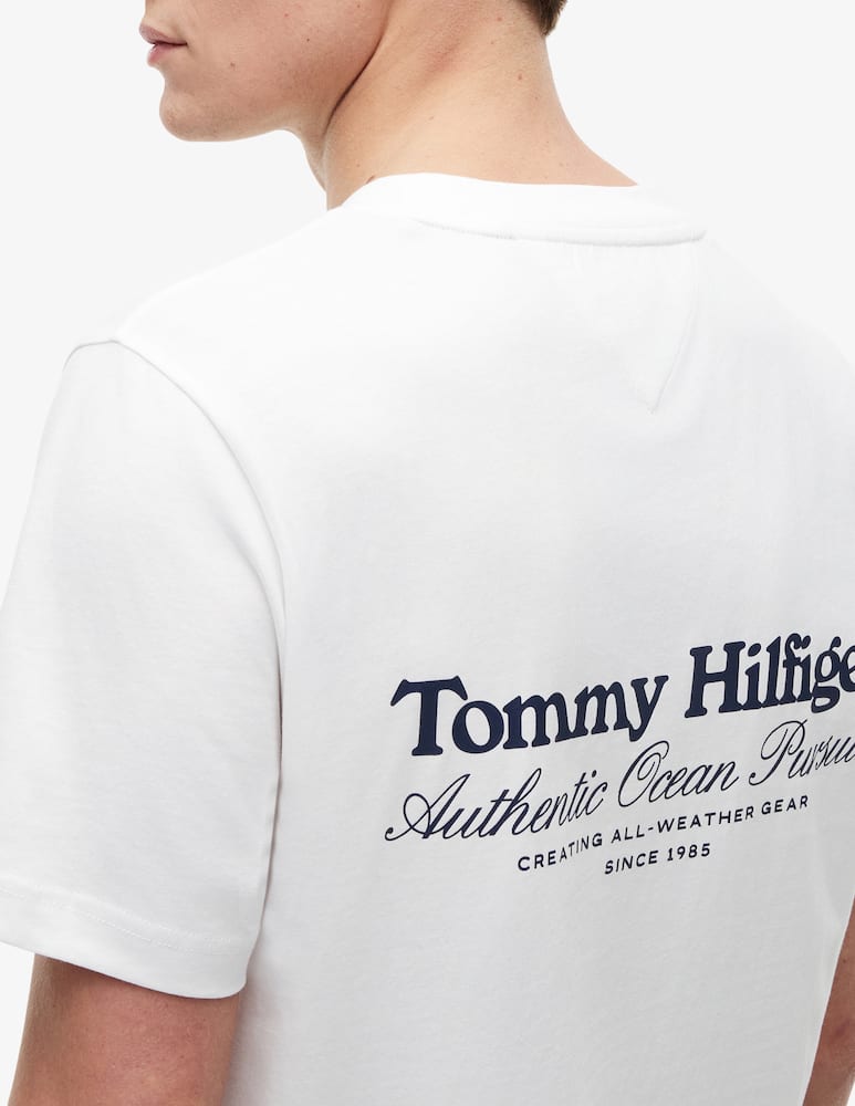 rinascente Tommy Hilfiger Nautical back graphic t-shirt