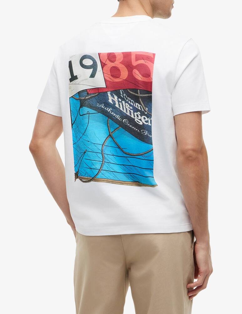rinascente Tommy Hilfiger T-shirt nautica stampa retro regular