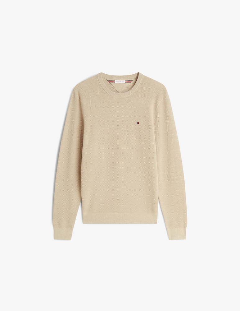 rinascente Tommy Hilfiger Structured cotton jumper