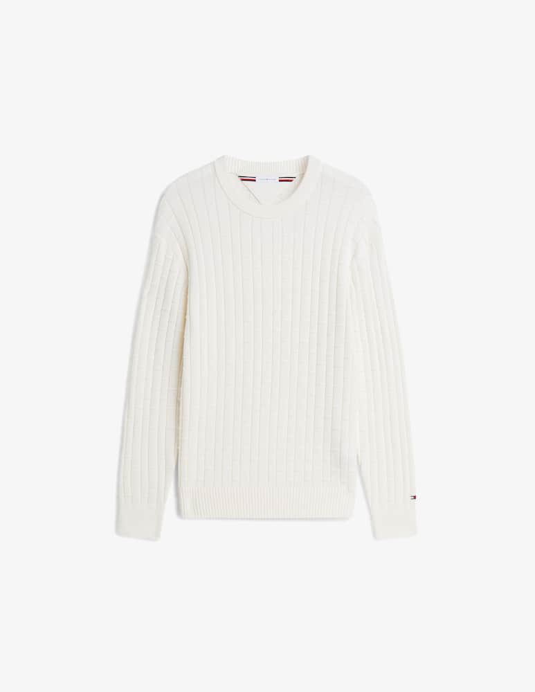 rinascente Tommy Hilfiger Mock cable knit jumper