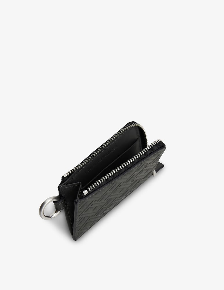 rinascente Tommy Hilfiger Flag zipped hanging wallet