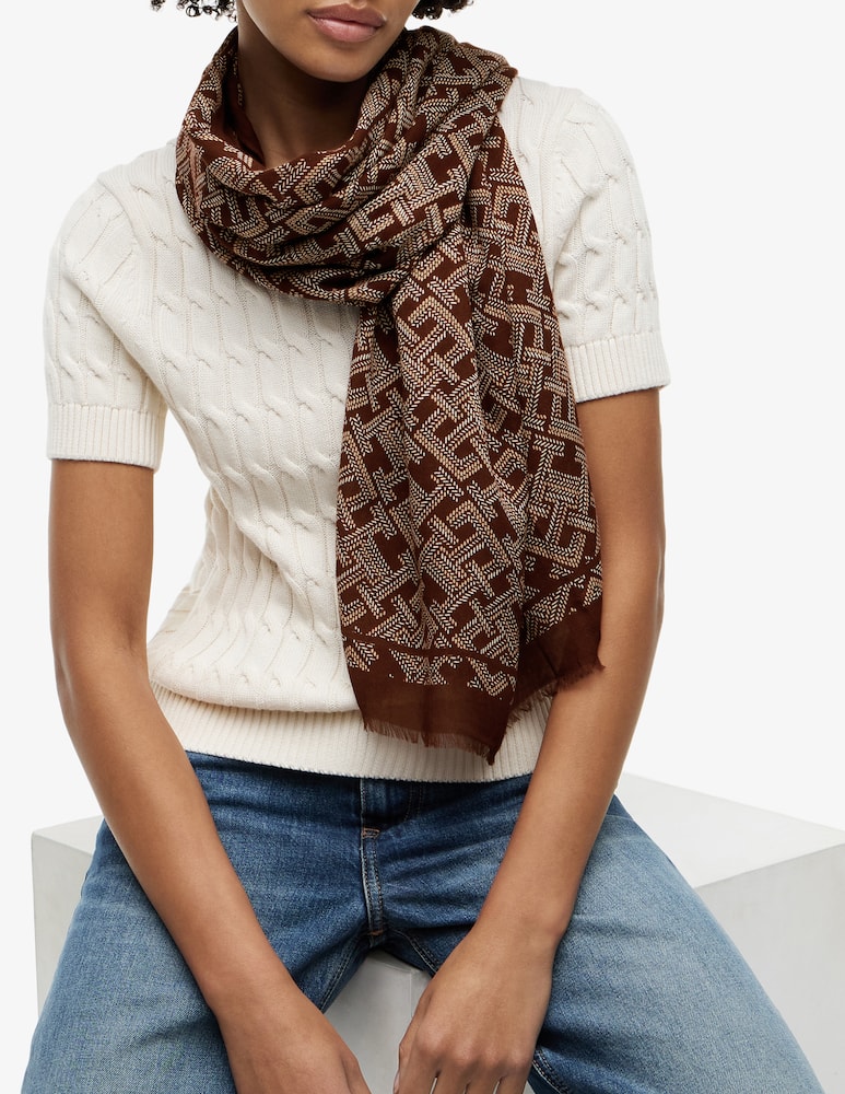 rinascente Tommy Hilfiger Sciarpa con monogramma TH