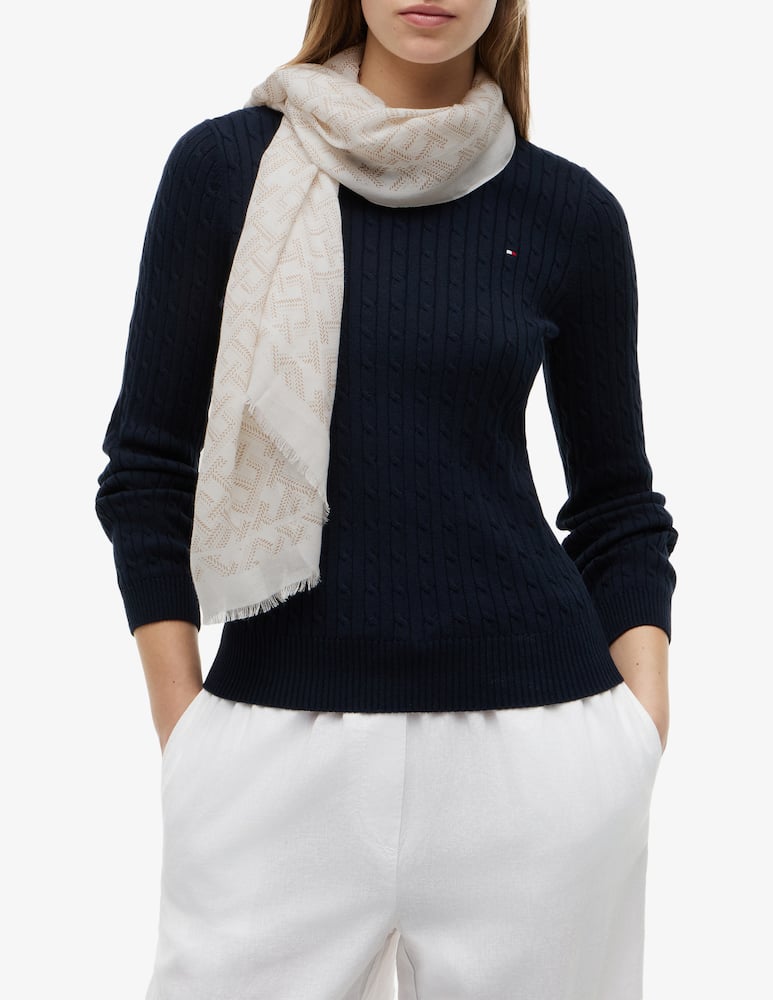 rinascente Tommy Hilfiger Sciarpa con monogramma TH