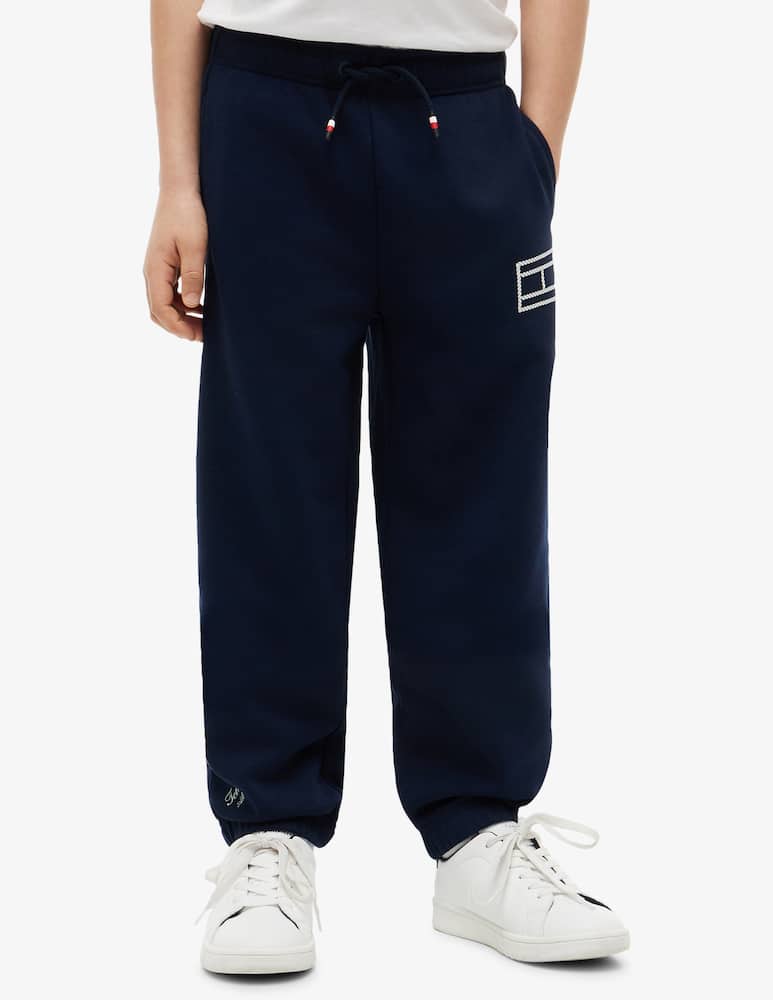 Tommy Hilfiger Pantaloni jogger in felpa con logo - immagine 2 Tommy Hilfiger Pantaloni jogger in felpa con logo - immagine 2