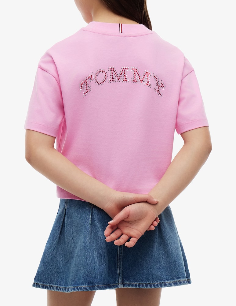 Tommy Hilfiger T-shirt con strass - immagine 3 Tommy Hilfiger T-shirt con strass - immagine 3