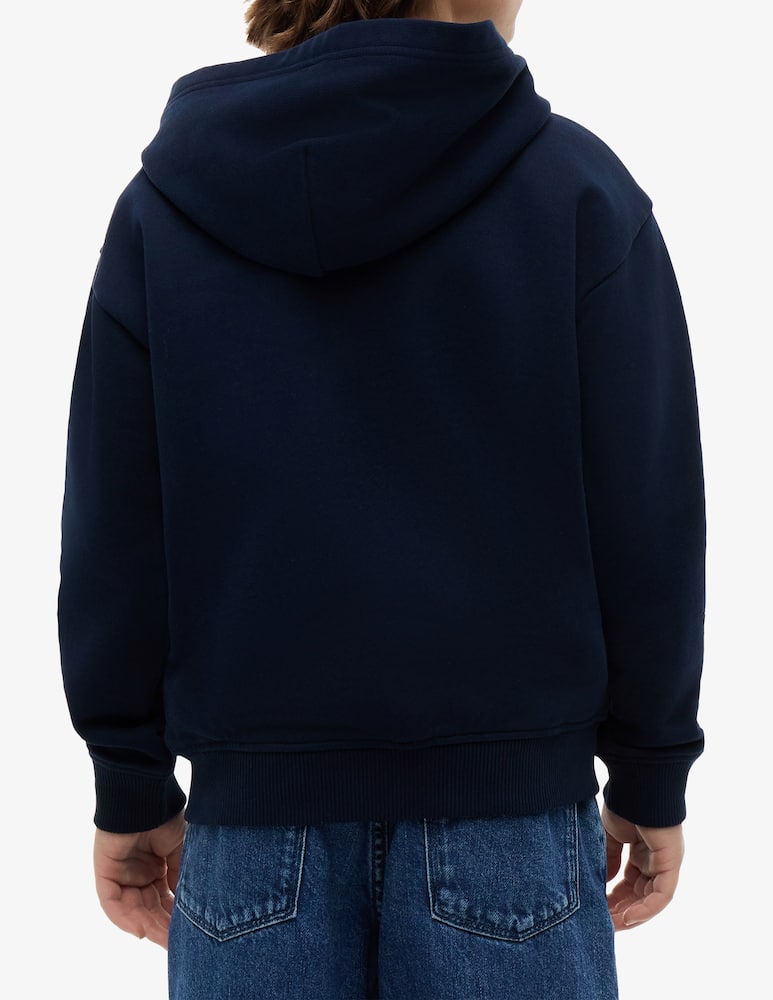Tommy Hilfiger Felpa con cappuccio e zip - immagine 3 Tommy Hilfiger Felpa con cappuccio e zip - immagine 3