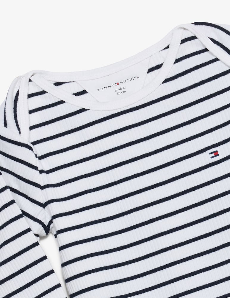 rinascente Tommy Hilfiger Pack 3 body seasonal manica lunga