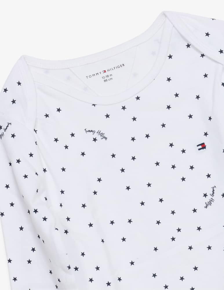 rinascente Tommy Hilfiger Pack 3 body seasonal manica lunga