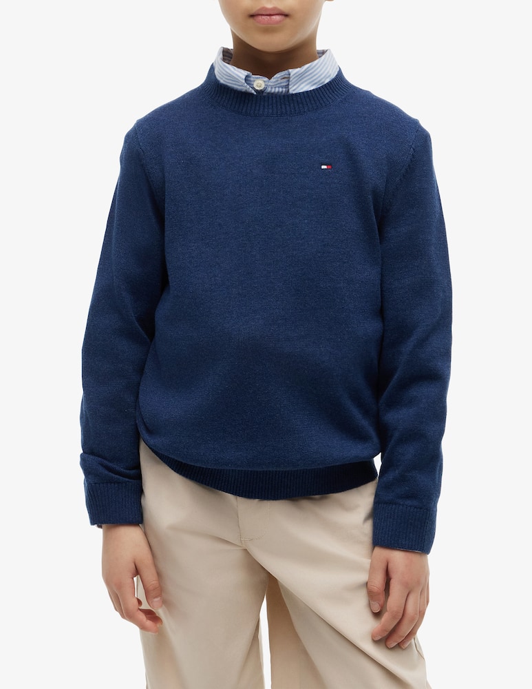 Tommy Hilfiger Maglia girocollo in maglia - immagine 2 Tommy Hilfiger Maglia girocollo in maglia - immagine 2