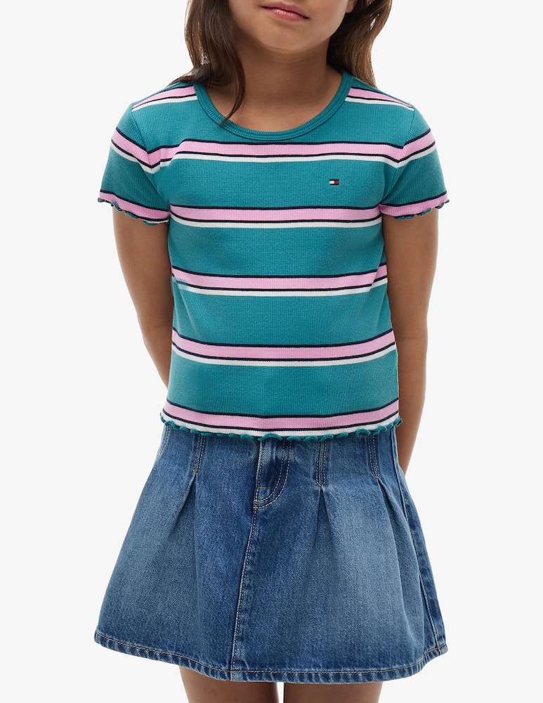 Tommy Hilfiger Top a costine a righe Essentials - immagine 2 Tommy Hilfiger Top a costine a righe Essentials - immagine 2