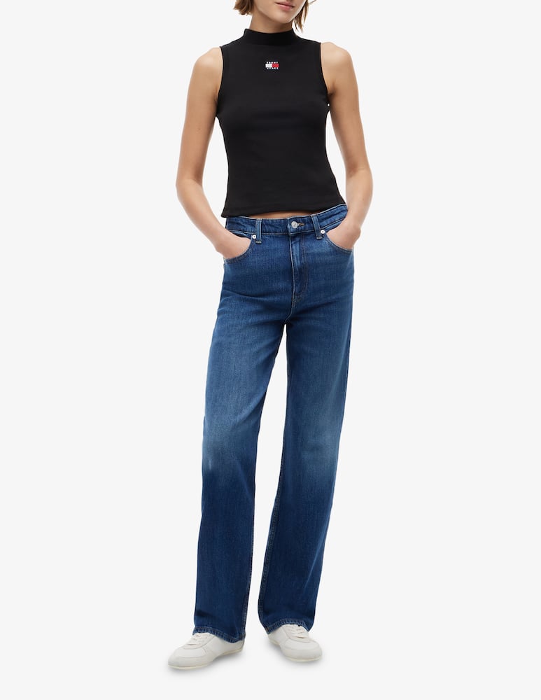 rinascente Tommy Jeans Top senza maniche Slim Badge