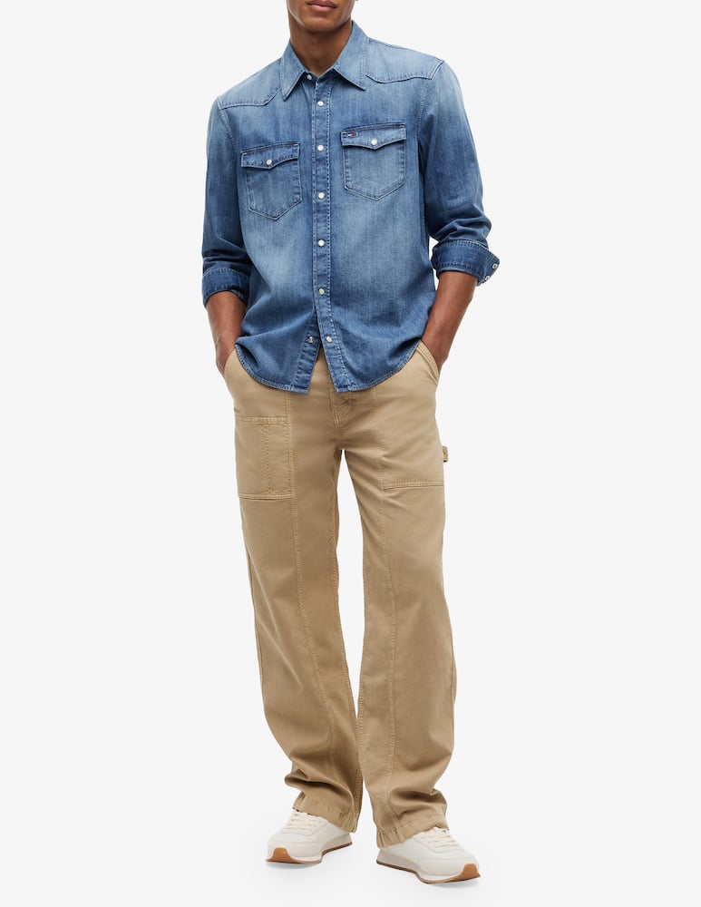 rinascente Tommy Jeans Camicia western in jeans