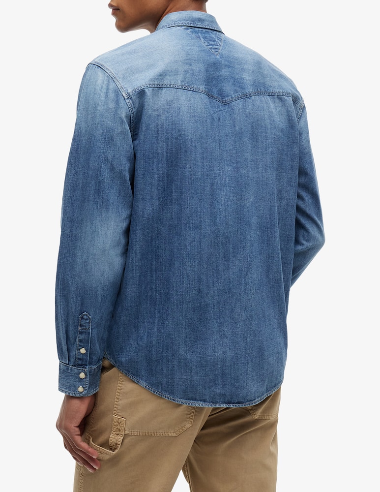 rinascente Tommy Jeans Camicia western in jeans