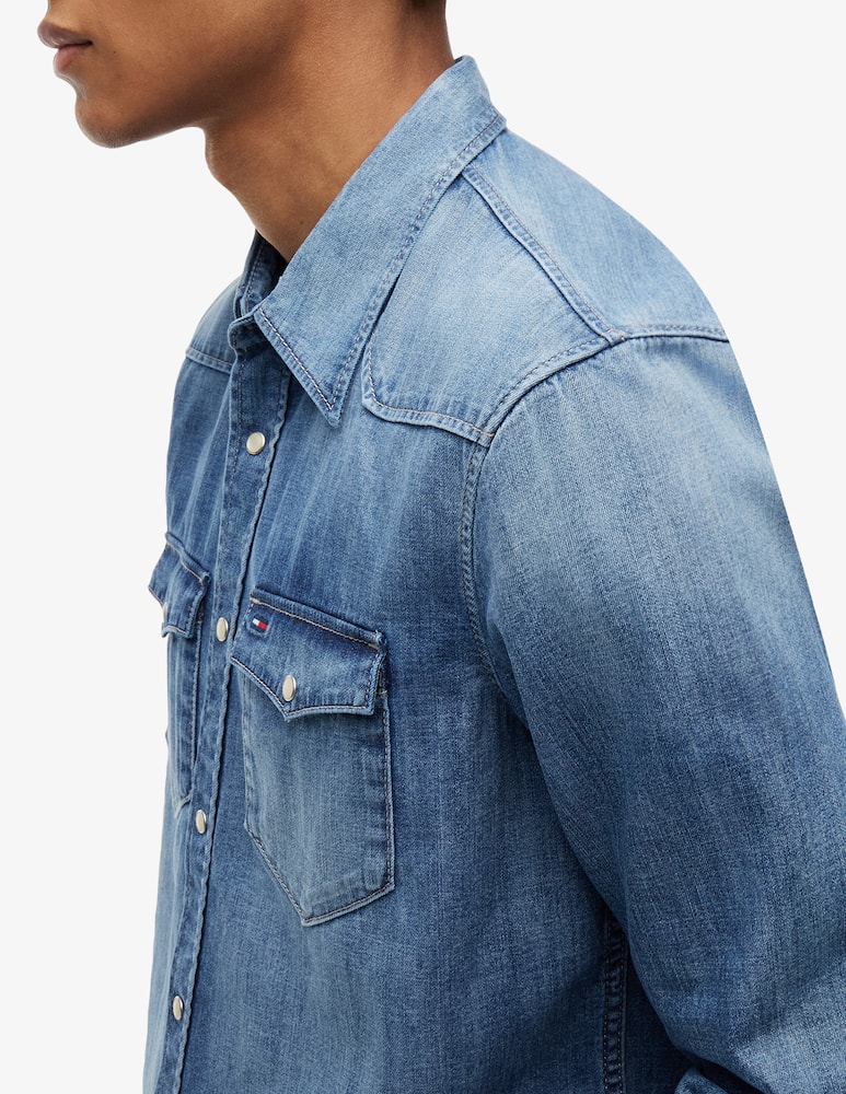 rinascente Tommy Jeans Camicia western in jeans
