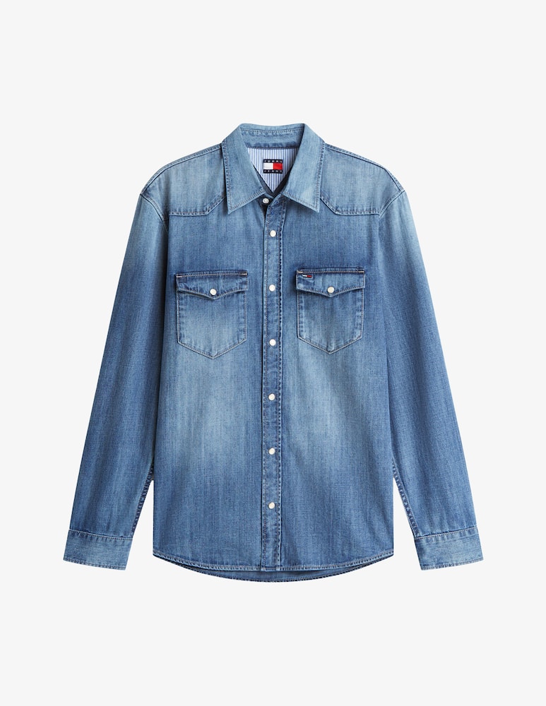 rinascente Tommy Jeans Camicia western in jeans