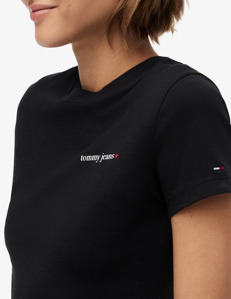 rinascente Tommy Jeans Slim logo t-shirt