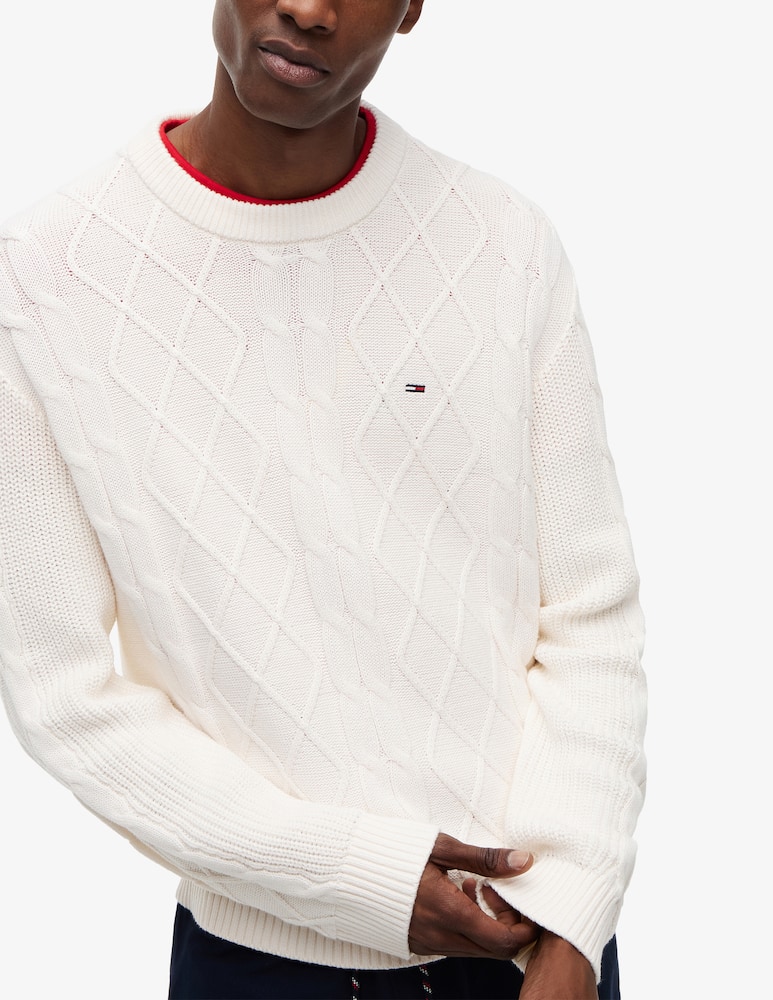 rinascente Tommy Jeans Maglione a trecce con logo