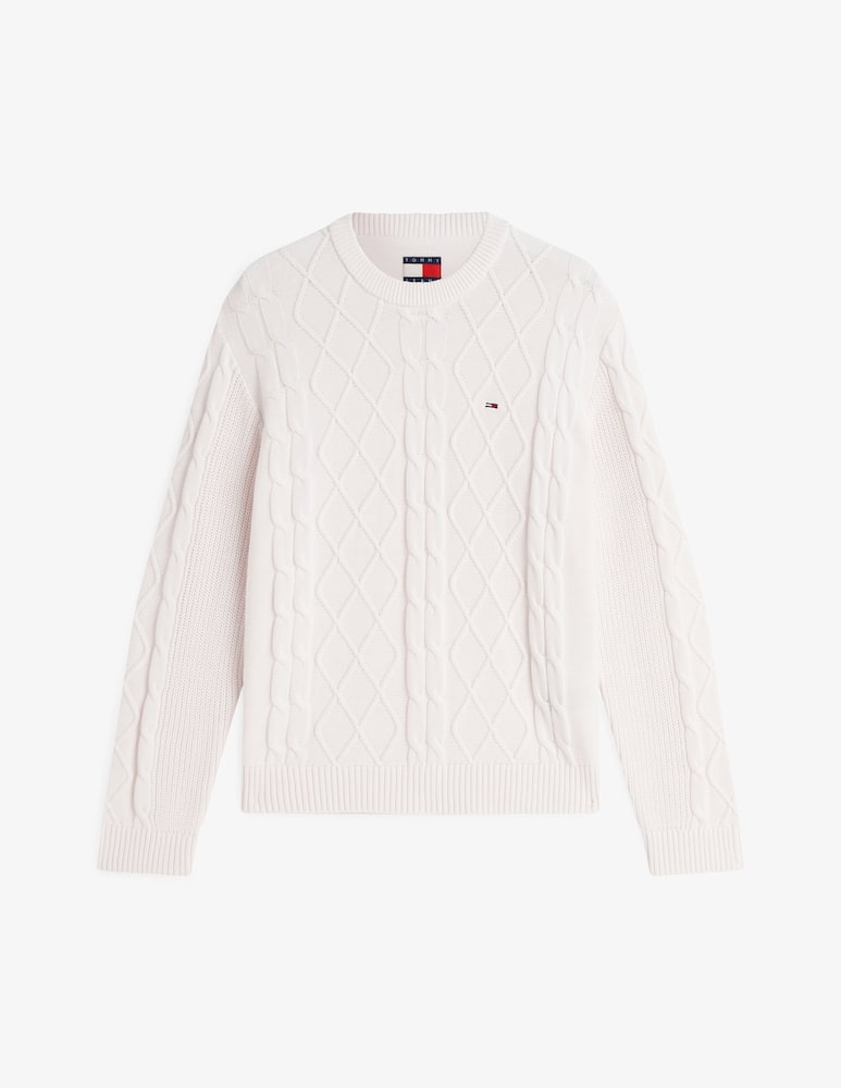 rinascente Tommy Jeans Maglione a trecce con logo