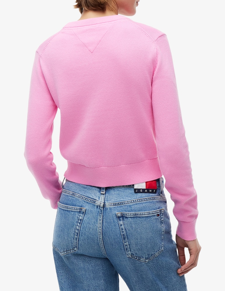 Tommy Jeans Maglione in cotone con logo - immagine 3 Tommy Jeans Maglione in cotone con logo - immagine 3
