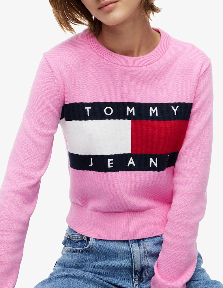 rinascente Tommy Jeans Maglione in cotone con logo