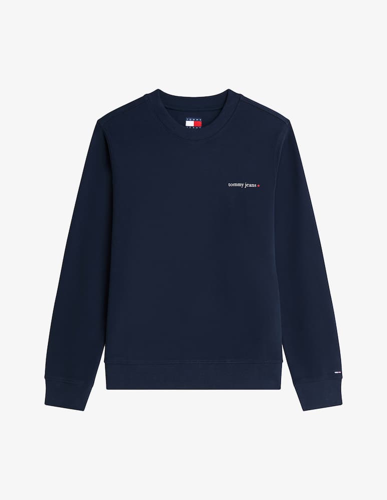 rinascente Tommy Jeans Felpa girocolloin cotone con logo