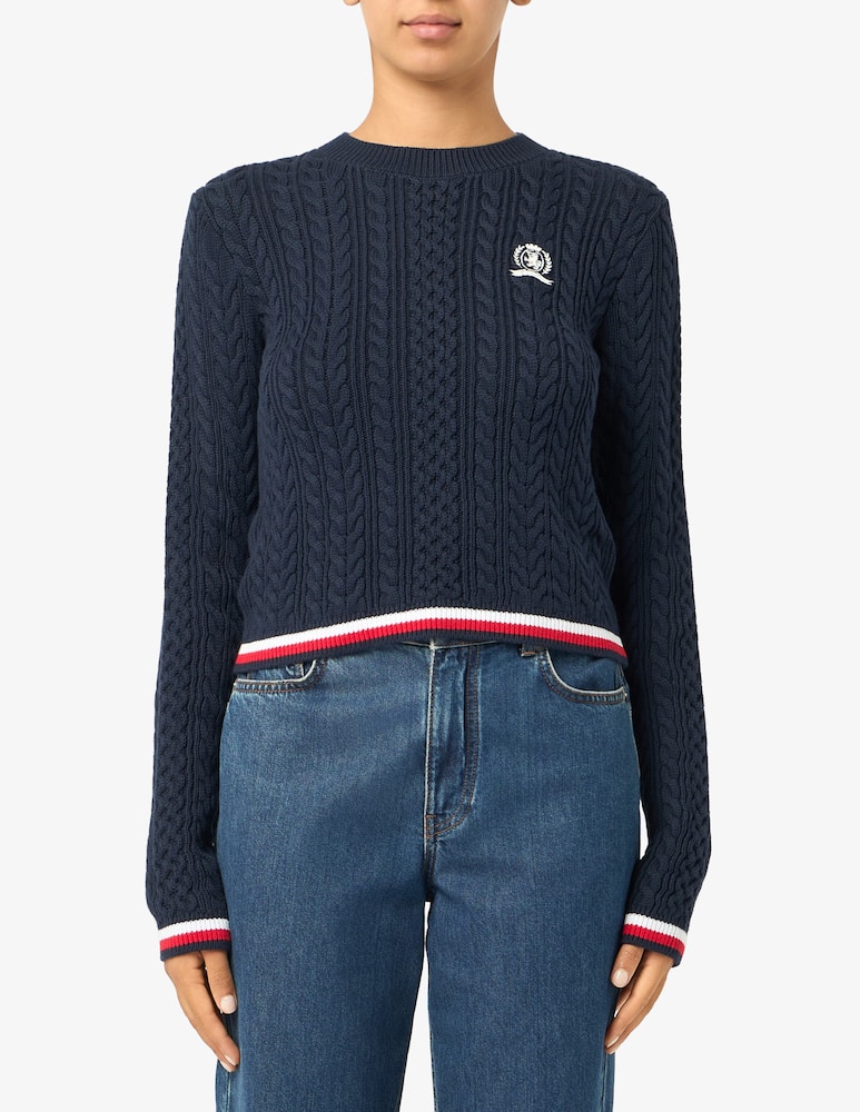 rinascente Tommy Jeans Maglione girocollo a trecce