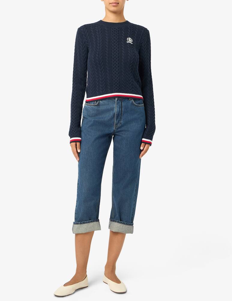 rinascente Tommy Jeans Maglione girocollo a trecce