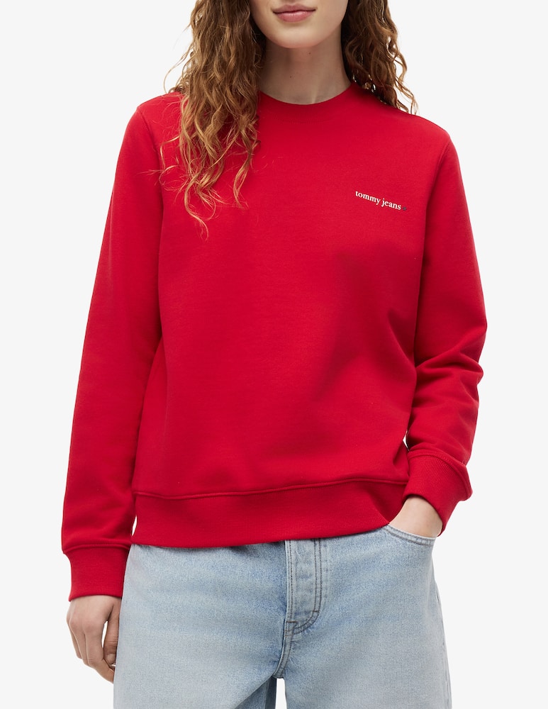 rinascente Tommy Jeans Logo crewneck sweatshirt