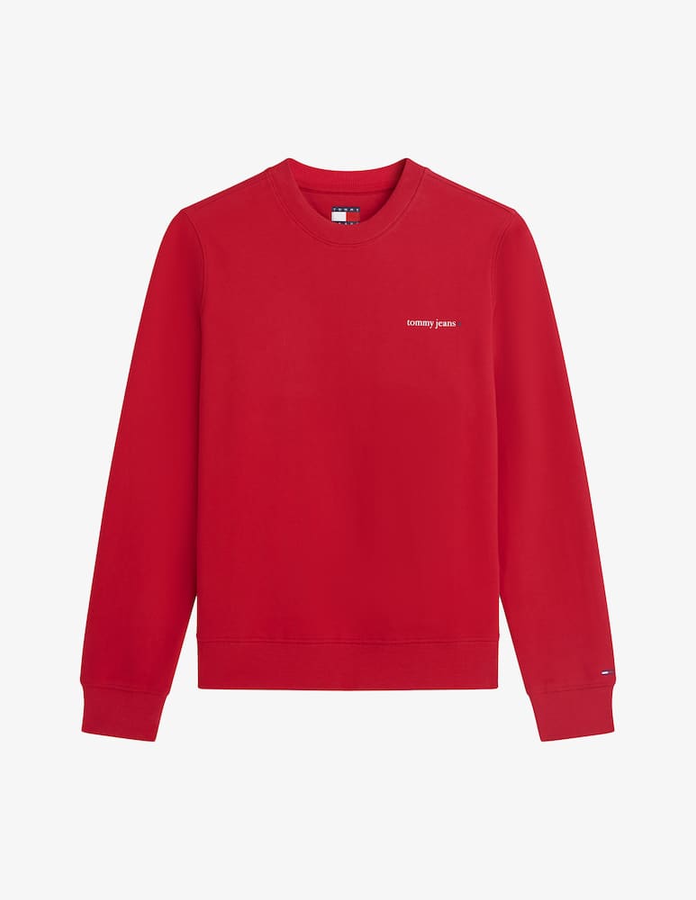 Tommy Jeans Felpa girocollo con logo in cotone - immagine 5 Tommy Jeans Felpa girocollo con logo in cotone - immagine 5