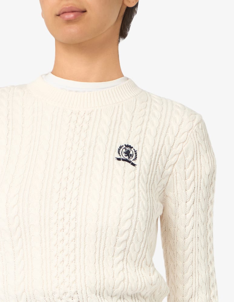 rinascente Tommy Jeans Cable-knit tipping sweater