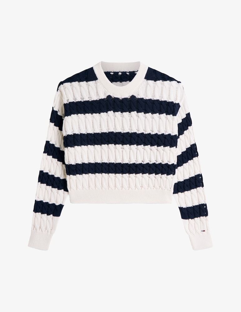 rinascente Tommy Jeans Maglione a righe in cotone