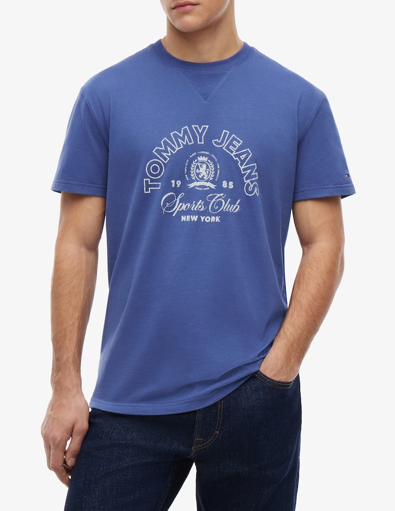 rinascente Tommy Jeans Crest club logo t-shirt