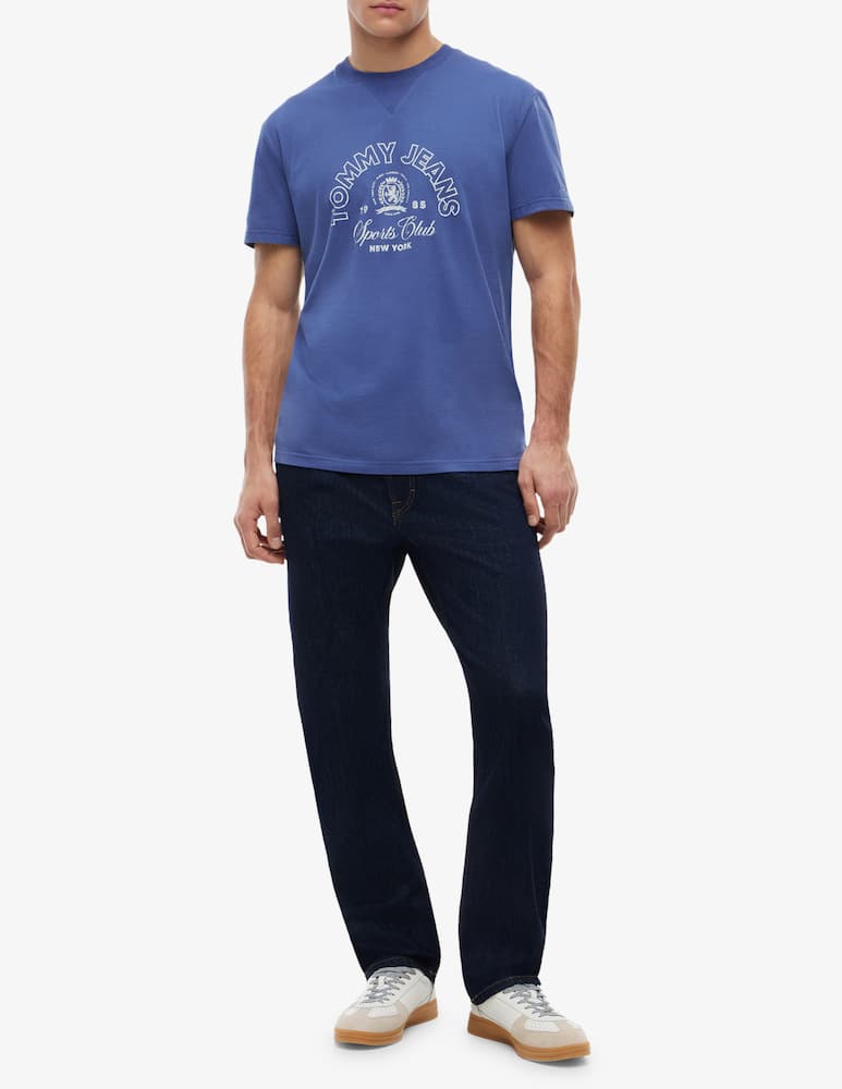 rinascente Tommy Jeans Crest club logo t-shirt