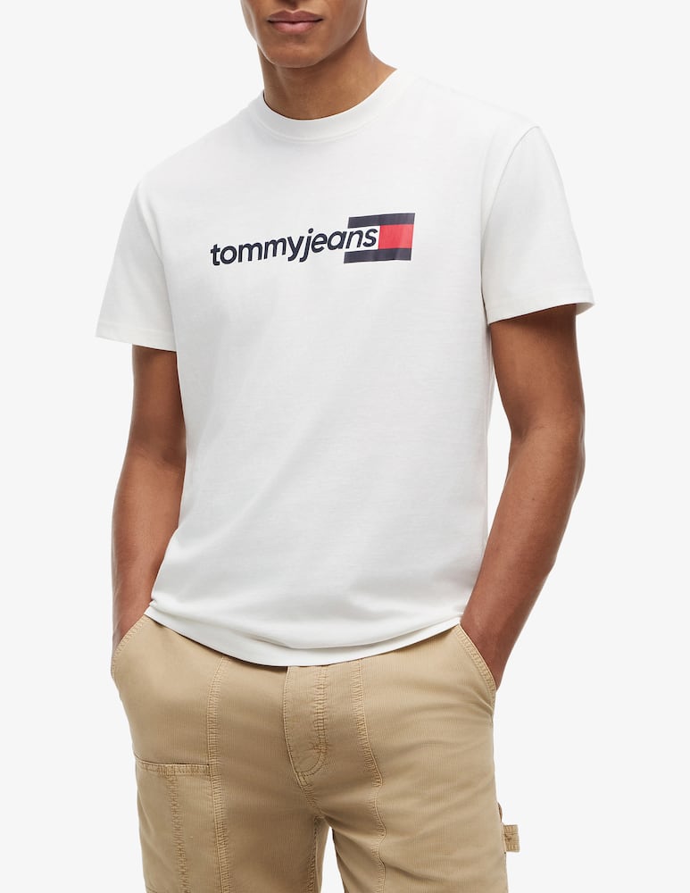rinascente Tommy Jeans T-shirt con logo regular fit