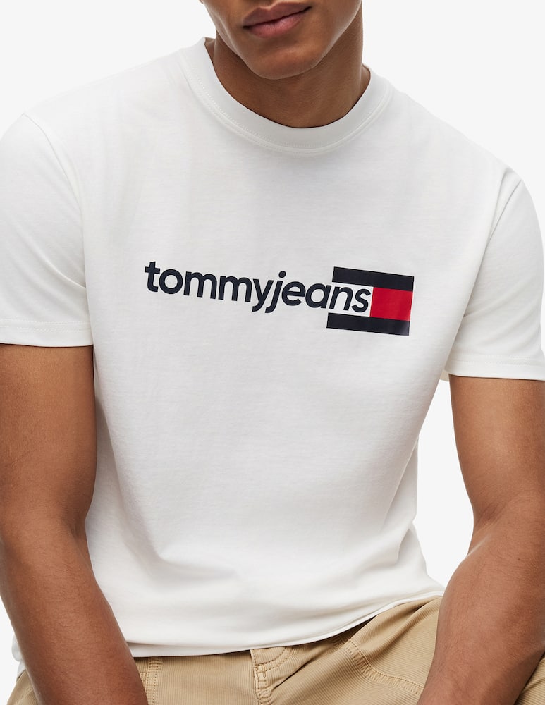 rinascente Tommy Jeans T-shirt con logo regular fit