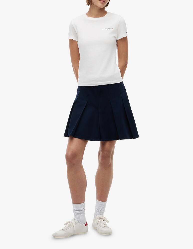 rinascente Tommy Jeans T-shirt slim in cotone con logo