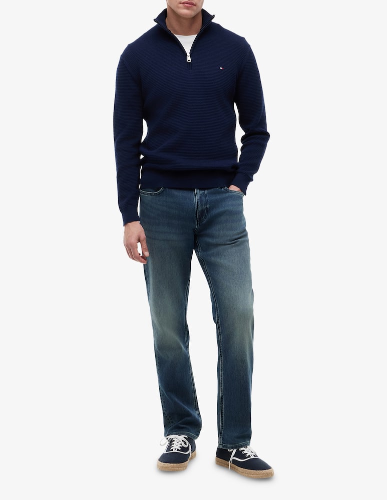 rinascente Tommy Hilfiger Maglia mezza zip strutturata