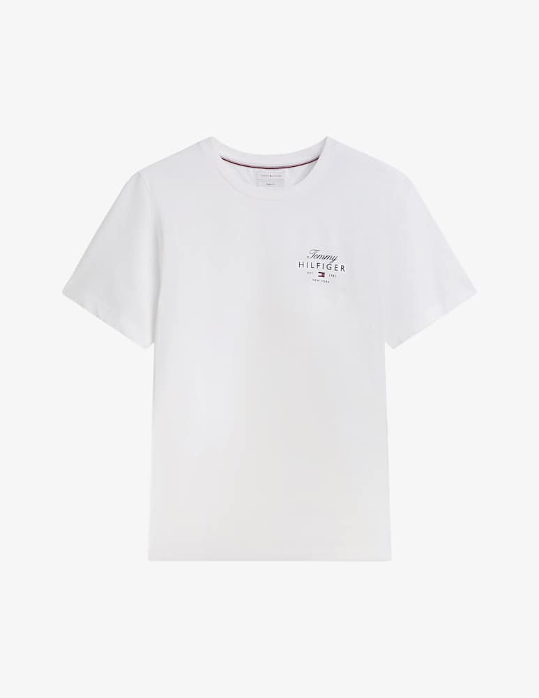 Tommy Hilfiger Script logo cotton t-shirt - picture 5 Tommy Hilfiger Script logo cotton t-shirt - picture 5