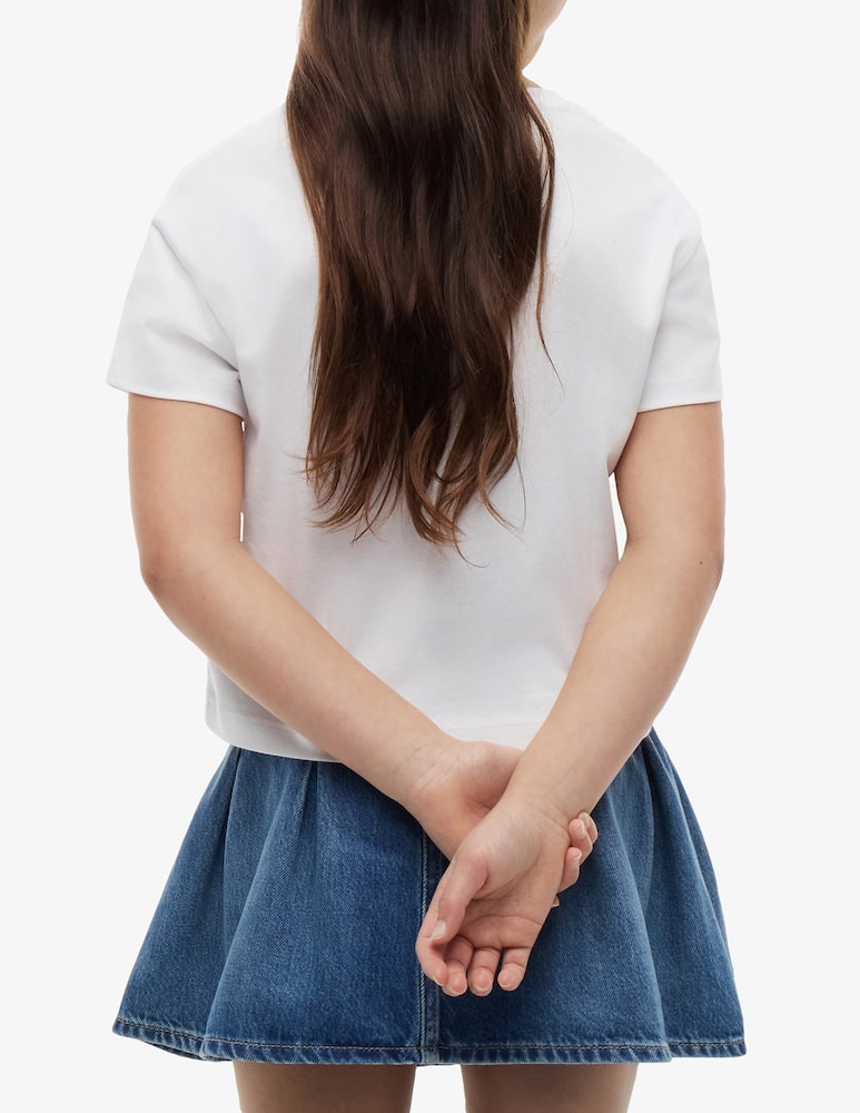 Tommy Hilfiger T-shirt con logo tono su tono - immagine 3 Tommy Hilfiger T-shirt con logo tono su tono - immagine 3