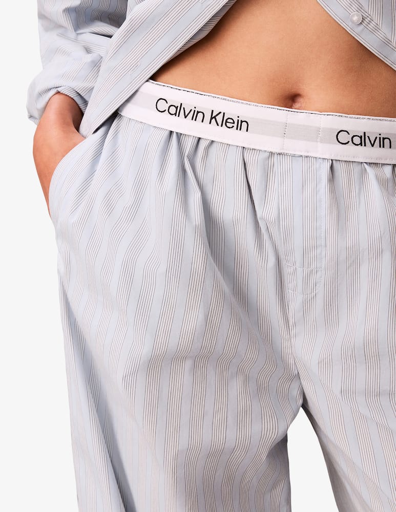 rinascente Calvin Klein Pantaloni poplin con elastico