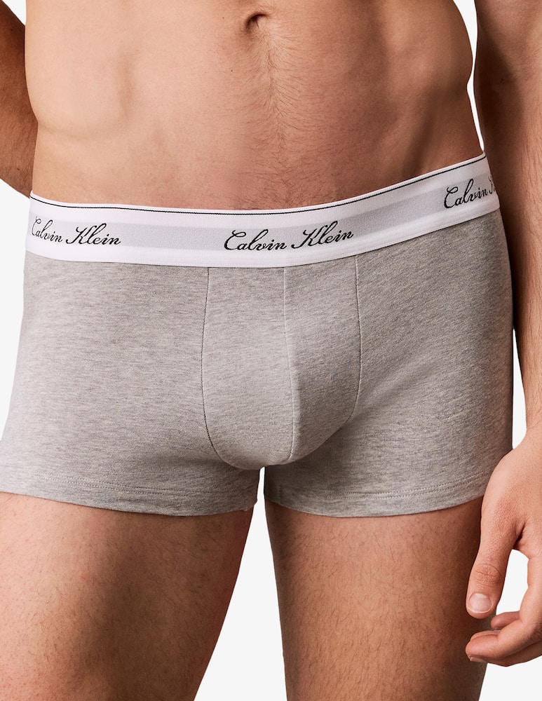 Calvin Klein Pack di 3 boxer a vita bassa Script - immagine 5 Calvin Klein Pack di 3 boxer a vita bassa Script - immagine 5