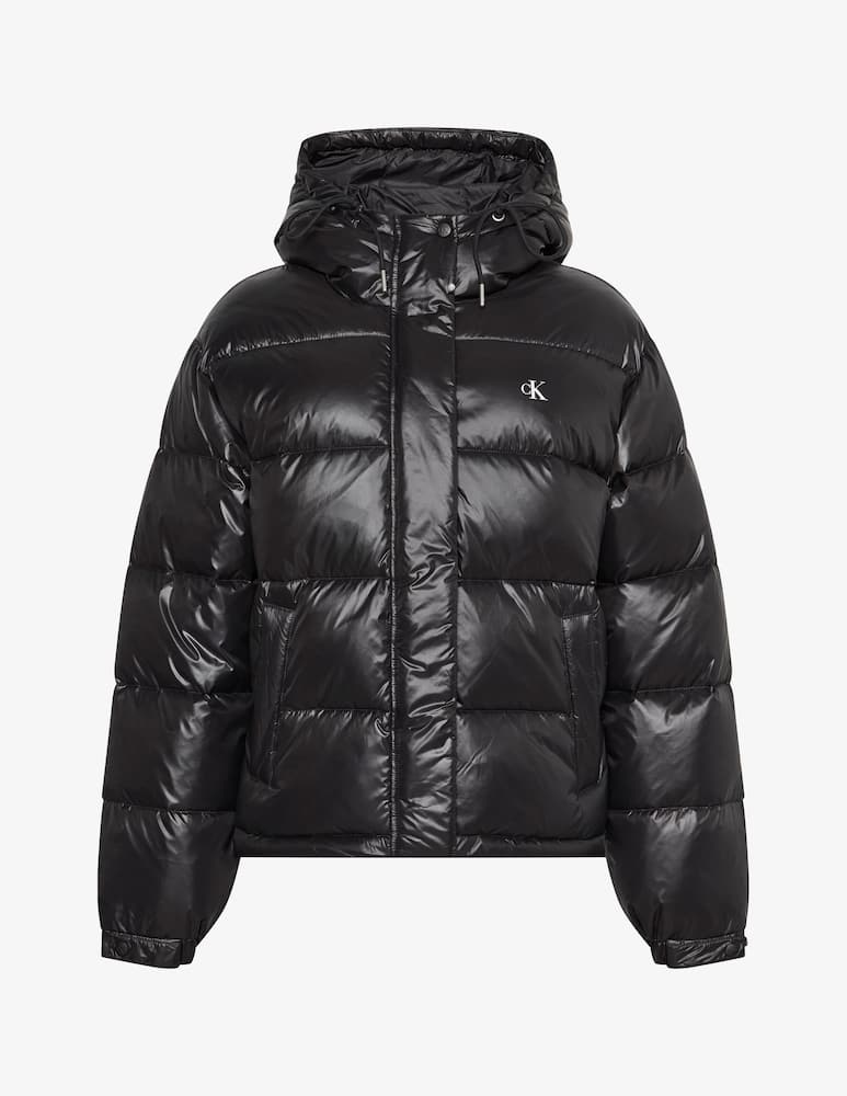 rinascente Calvin Klein Jeans Classic shine hooded puffer jacket